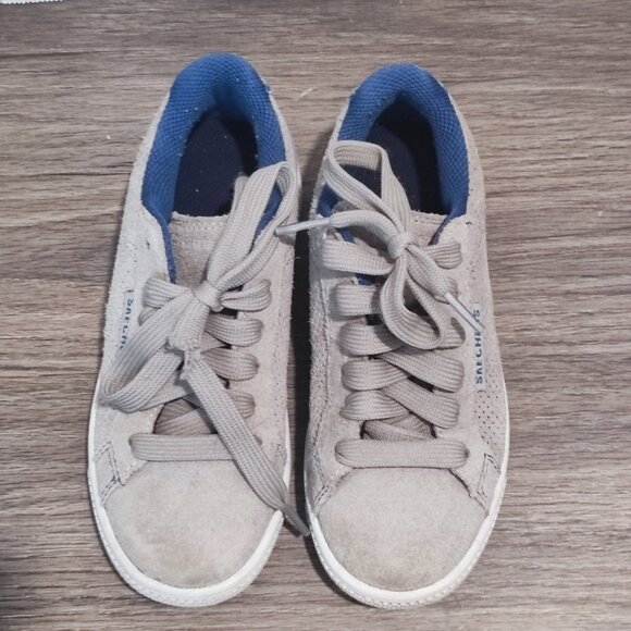 Skechers Metro Wave sneakers grey suede boys size 12 - Picture 4 of 11